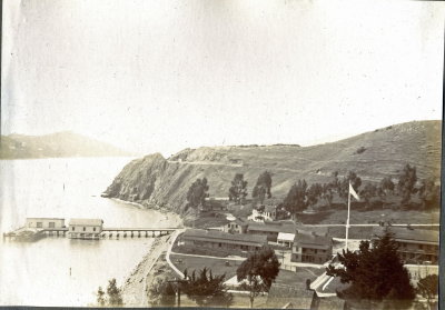 Camp Reynolds from south.