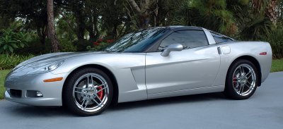 Side with Chrome and Red Calipers