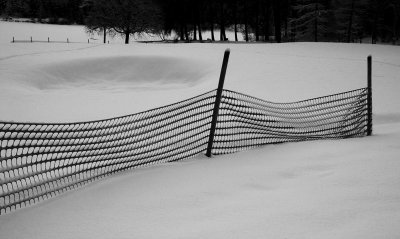 Fence in snow #6