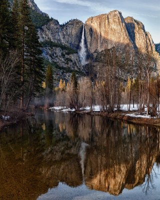 _DSC2162,-68, Winter Yosemite Falls reflected, reduced.jpg
