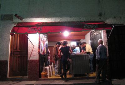  neighborhood tacos across from our door