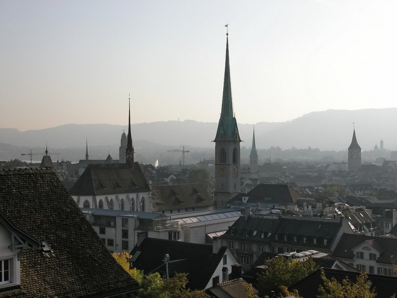 Late afternoon view from Polyterasse