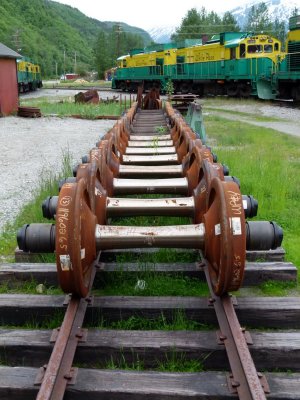 Axles on 3-feet track