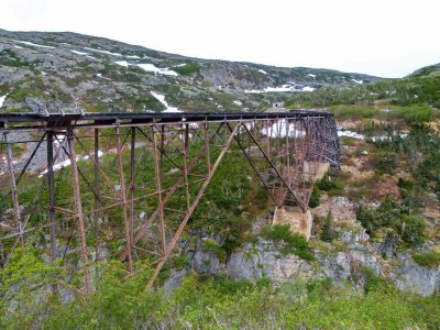 The famous old cantilever bridge over Dead Horse Gulch