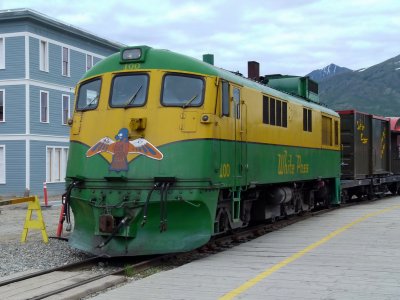 Waiting for the railfans in Carcross