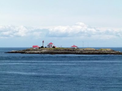 Small island in Vancouver Bay