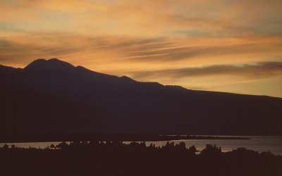Mono Lake after sunset
