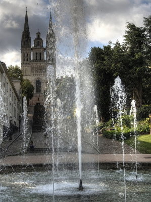 Cathedral and fountain