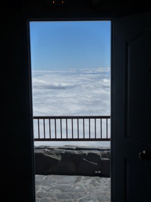 great outdoors above the clouds