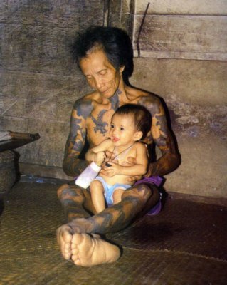 Grand Father and baby