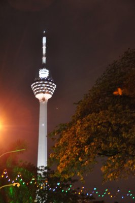 KL Tower Again at night