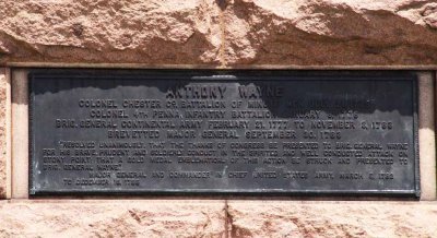 Memorial to General Anthony Wayne