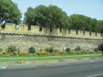 The Old City Wall of Avignon