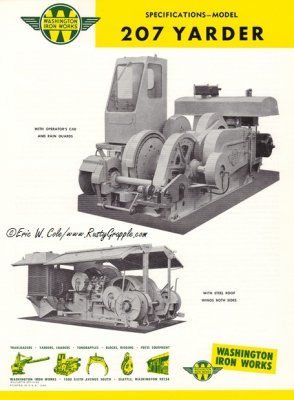 Model 207 Yarder Brochure Cover