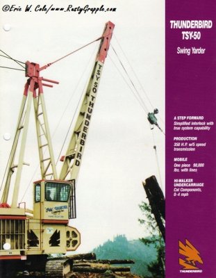 TSY-50 Brochure Cover 1985