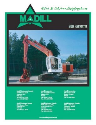 --- Madill 800 ---  Harvester  Brochure