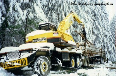 Shovel #101 at Signal Peak, 1995