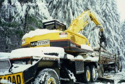 Shovel #101 at Signal Peak, 1995