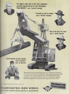 1959 Washington Trackloaders Ad