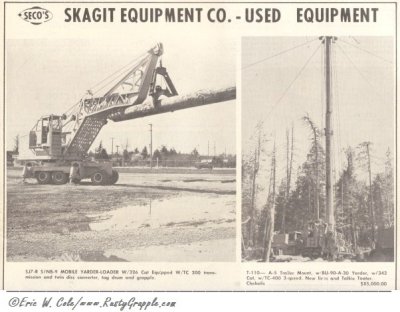 1968 Skagit  Ad 'Used Equipment'