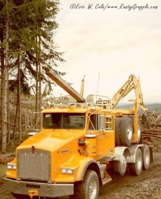 Log Truck #18  at Tenino Wa 1996