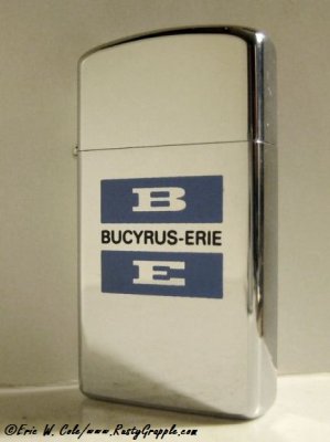 Bucyrus-Eric Promo Zippo Lighter 1972