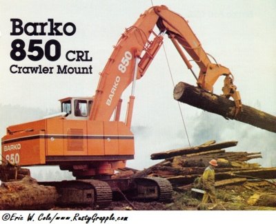 Barko 850 CRL  Crawler Mount