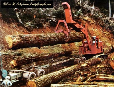 1971 Ad Picture LS108B Line Logger