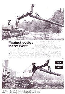 1971- Bucyrus-Erie  Magazine Ad