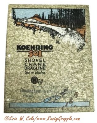 1927 Koehring K501 Brochure Cover