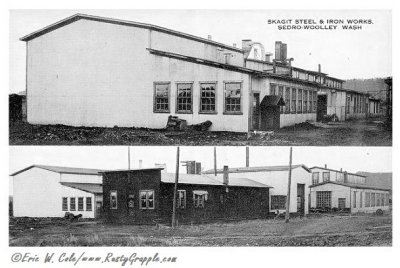 1920's  Postcard Skagit Steel & Iron