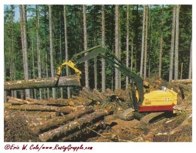 Bucyrus-Erie 65-HL Crawler Log Loader