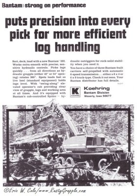 1973- Koehring Ad 'Bantam 522' 