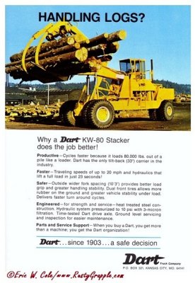 1973 Dart KW-80 Stacker Ad