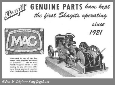 1950's Skagit Ad 'Genuine Parts'