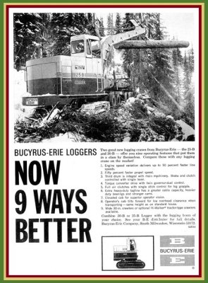 1965 Bucyrus Ad 'The Loggers'