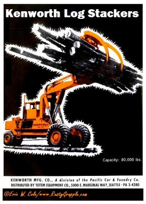 1964 Kenworth Log Stacker Ad