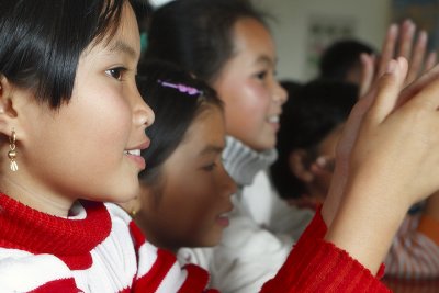 Students, Halong Bay