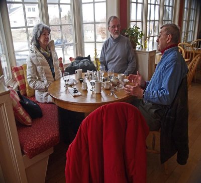 And Rich and Frances visit.