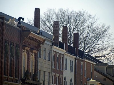 Gardiner chimneys from opposite perspective.