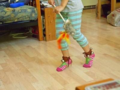 Then back home it's time to dance with...