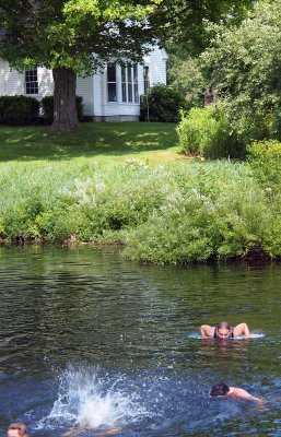 July 19: Pemaquid Poet's Day and I'm at the old swimming hole in Bristol and...