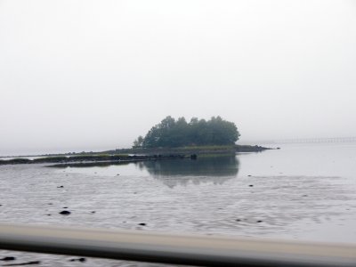 ...journey, and it starts in Maine in the fog.