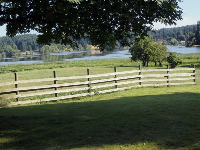 Deer Lake Lagoon is on his property.