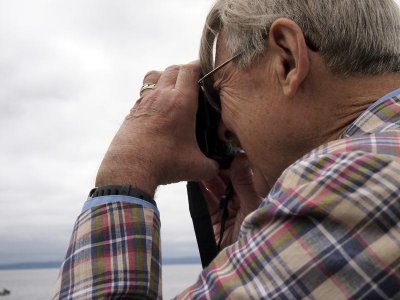 Dad uses Ron's camera to get some shots.
