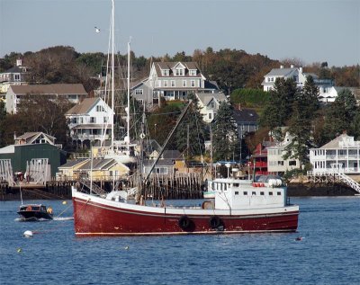 A fishing vessel.