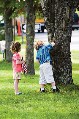 ...to do and finding a good spot to watch the parade is a good an activity as any!