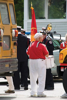 ....forming their marching order and mount drums.