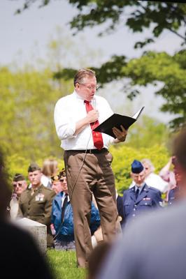 Then the Baptist minister tells us why this war is a just one...wonder if he's ever served?