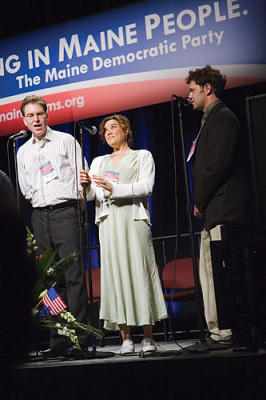 Chris Miller, Baldacci's challenger.